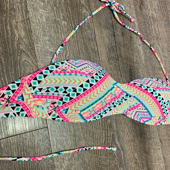 OP COLORFUL SWIMSUIT TOP - Picture 1 of 10